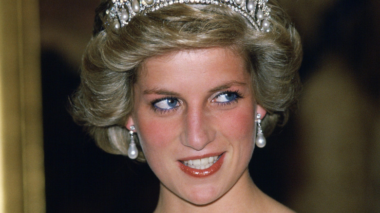 Princess Diana in tiara