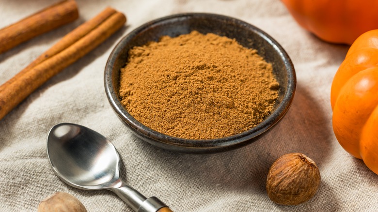 pumpkin spices in a bowl