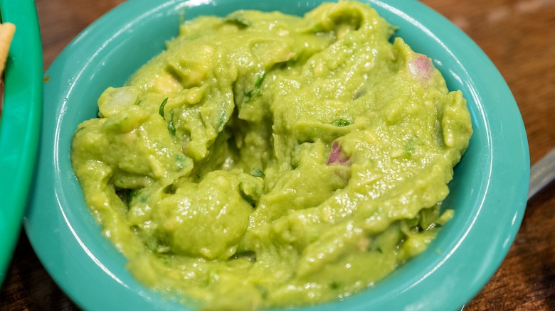 bowl of guacamole