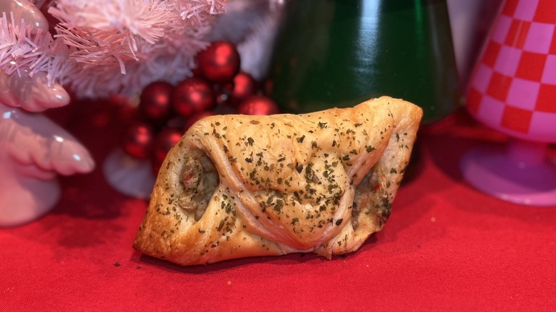 Starbucks' Turkey Sage Danish on a table