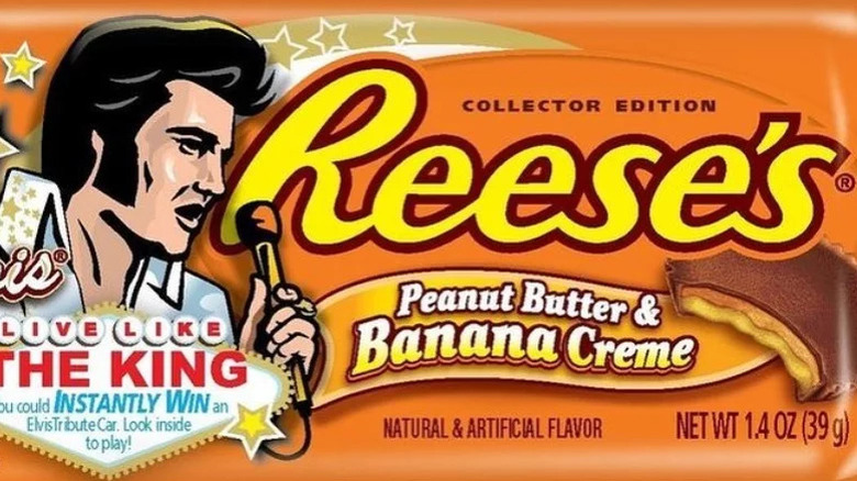 Reese's Peanut Butter and Banana Creme cups wrapper