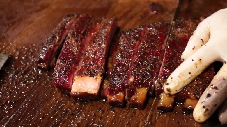 Ribs at Terry Black's Barbecue