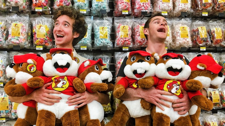 Buc-ee's candy and stuffed beaver