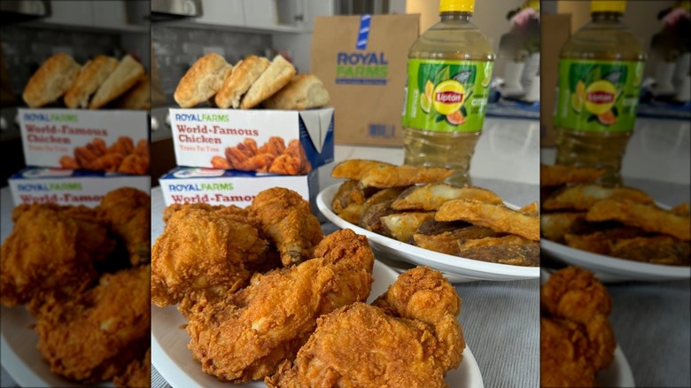 Royal Farms chicken dinner