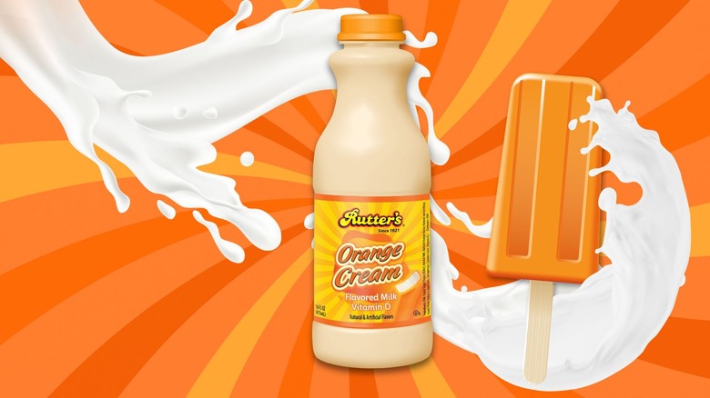 Rutter's orange cream milk