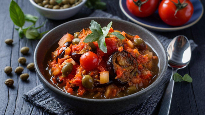 Bowl of caponata