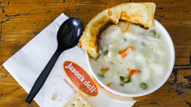 Chicken pot pie soup from Jason's Deli