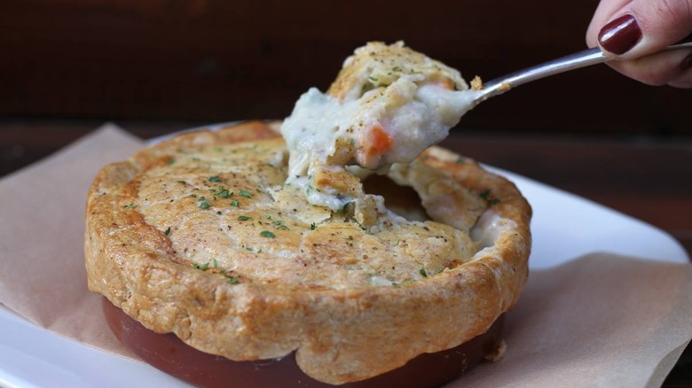 Chicken pot pie from Lazy Dog