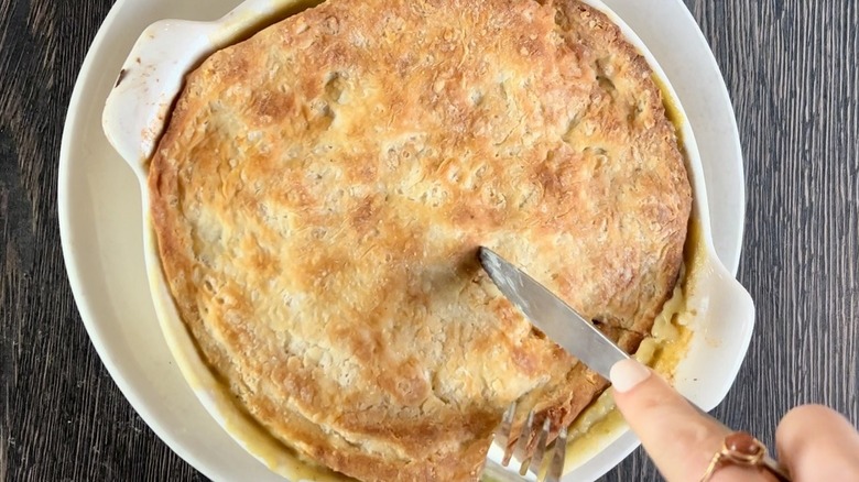 Metro Diner's chicken pot pie