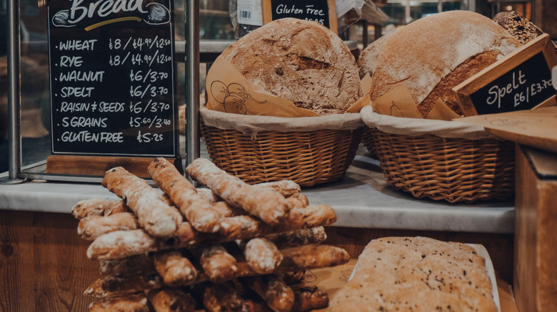 Bread at Le Pain Quotidien