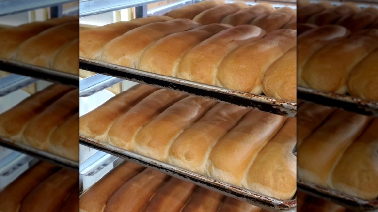 Freshly baked bread at Planet Sub