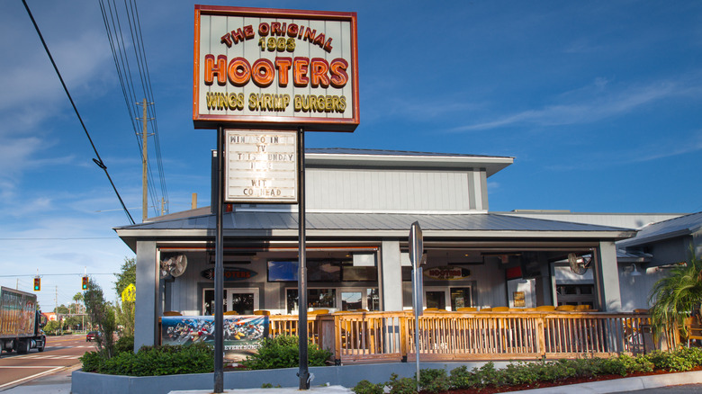 Exterior of the original Hooters restaurant