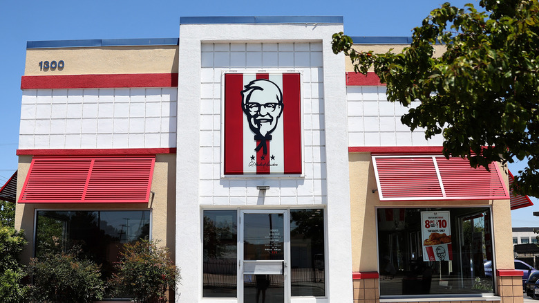 Exterior of a KFC restaurant