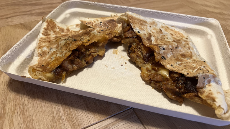 Chipotle Honey Chicken quesadilla