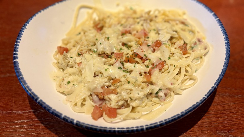 Creamy Crab Carbonara