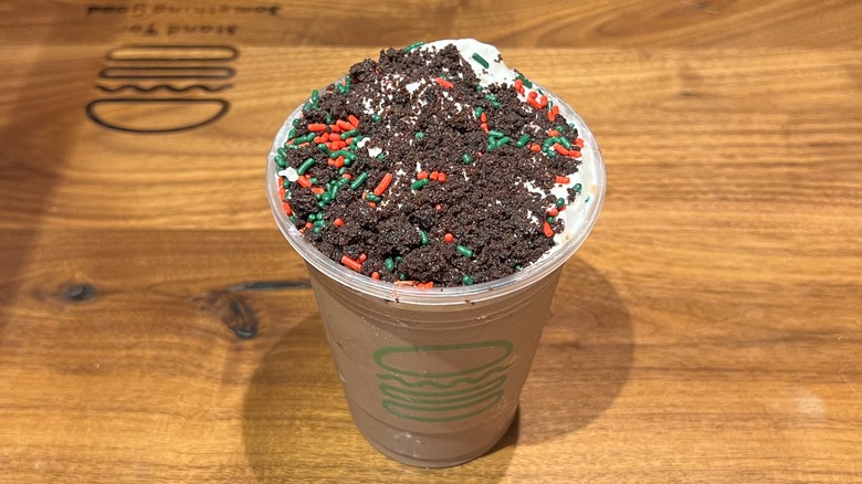 Shake Shack's Chocolate Yule Log Shake