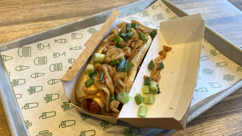 Order of Shake Shack Smoked Brisket Chili Cheese Hot Dog