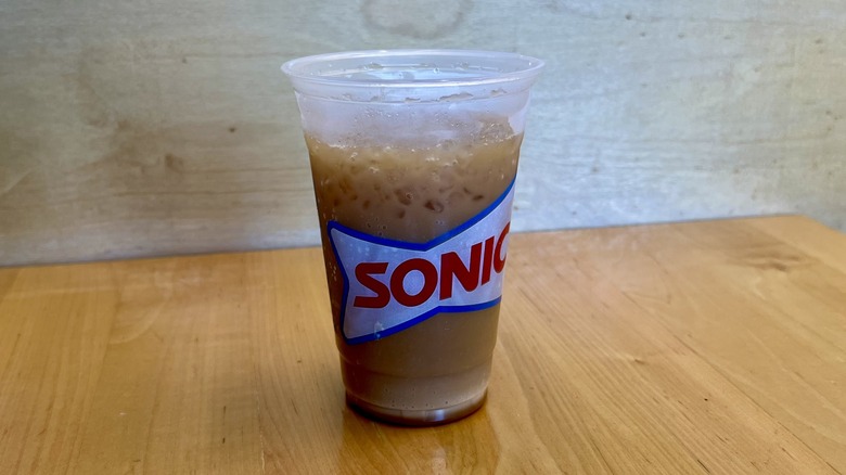 Sonic's Buttery Brew with no lid