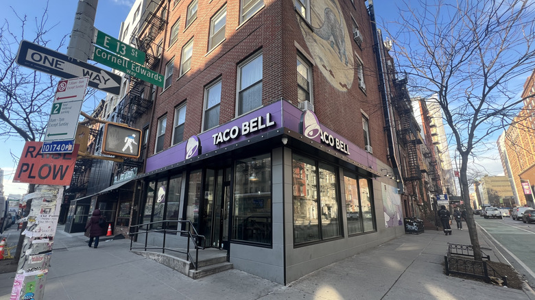 a Taco Bell in New York City