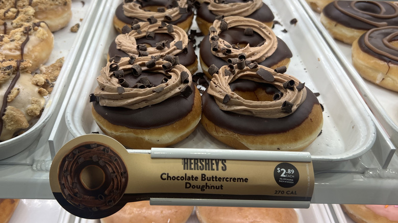 Hershey's Chocolate Buttercreme Doughnuts from Krispy Kreme