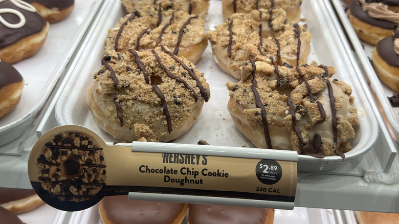 Hershey's Chocolate Chip Cookie Doughnuts at Krispy Kreme