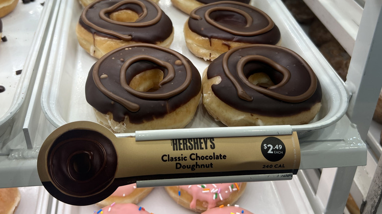 Hershey's Classic Chocolate Doughnuts at Krispy Kreme