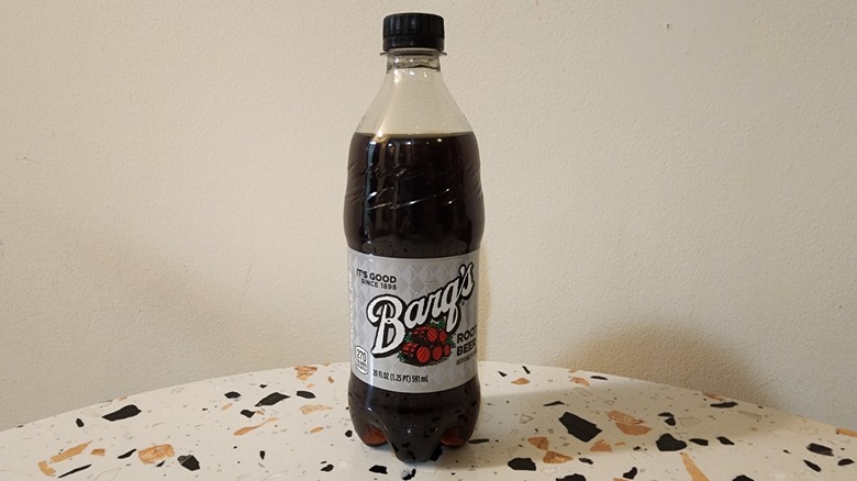 bottle of Barq's root beer