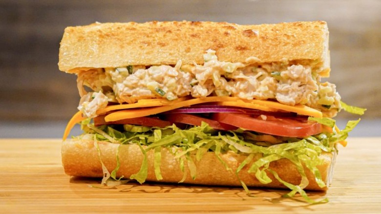 Tuna salad sandwich from Sourdough and Co.