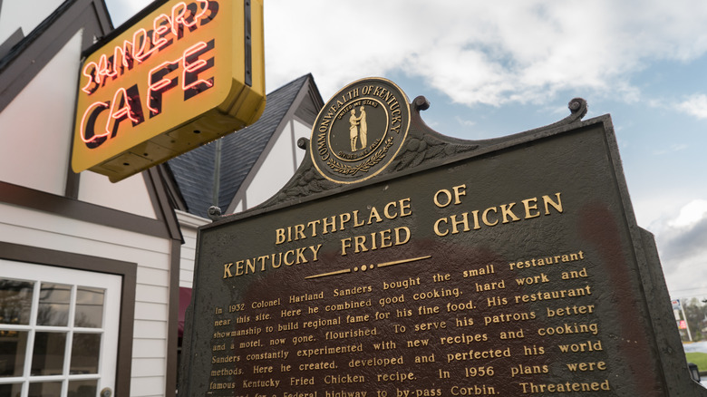 Sanders cafe sign