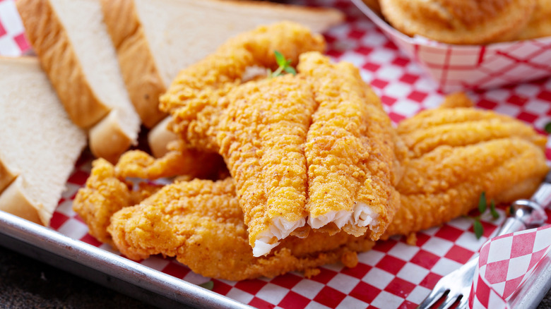 Fried catfish platter