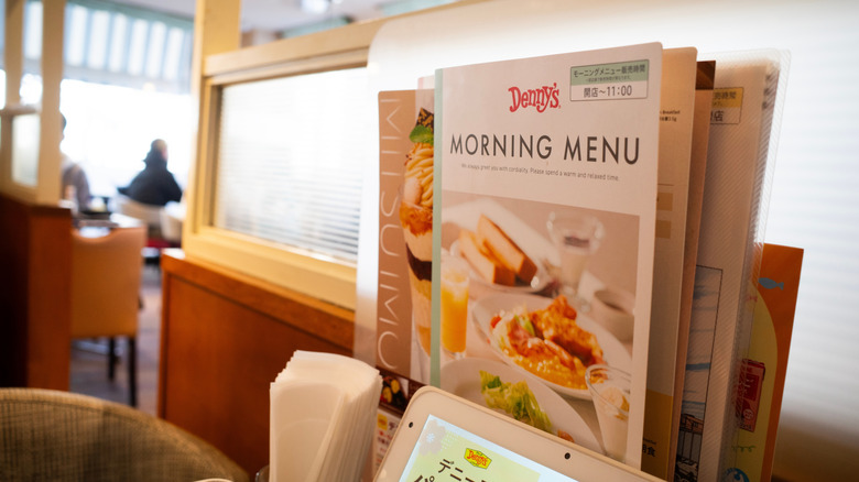 Denny's menu