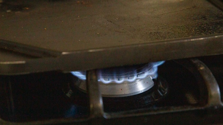 griddle on a stovetop