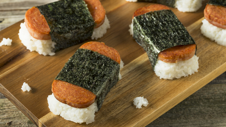 Spam masubi from Hawaii