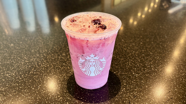 Midnight Drink on counter