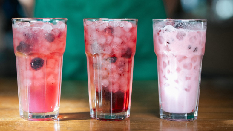 Set of three new Starbucks Blackberry Sage Refreshers