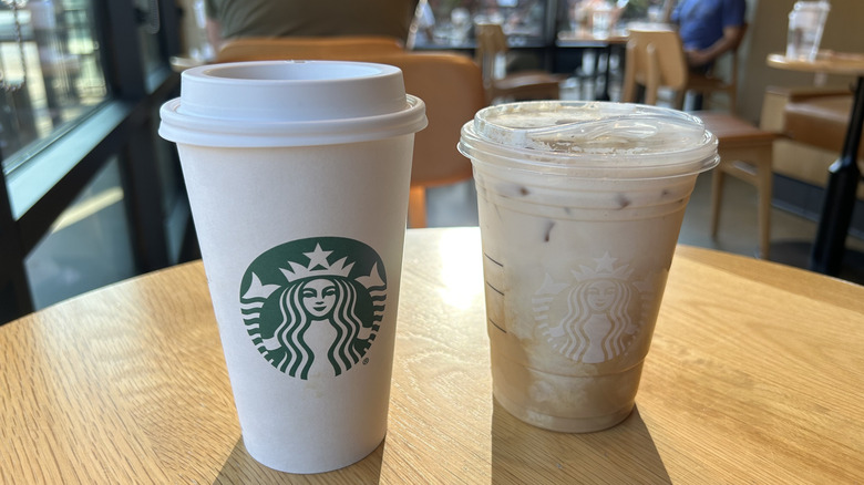 2 Starbucks pecan drinks