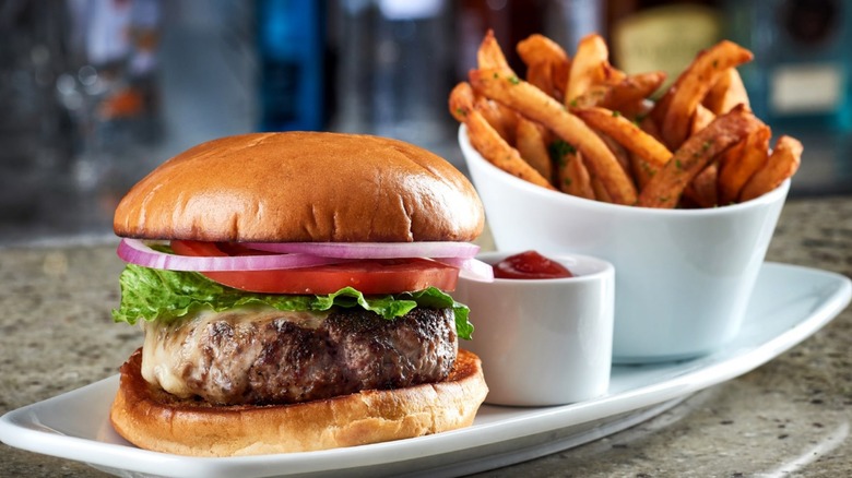 Ruth's Cheeseburger at Ruth's Chris Steak House