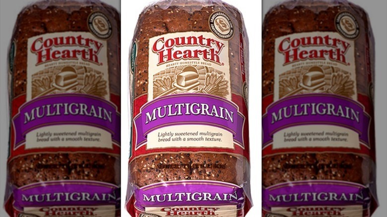 Package of Country Hearth Multigrain Bread