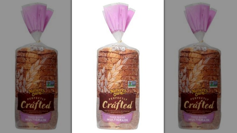 Package of Nature's Own Thick Sliced Multigrain bread