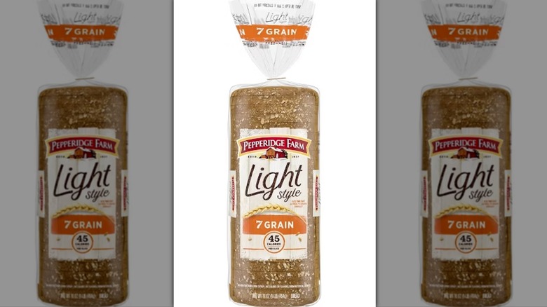 Package of Pepperidge Farm Light Style 7 Grain Bread