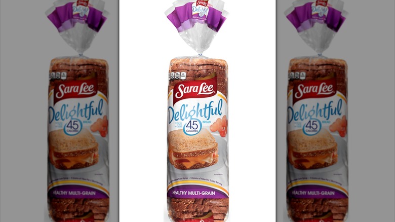 Package of Sara Lee Delightful 45 Healthy Multi-Grain