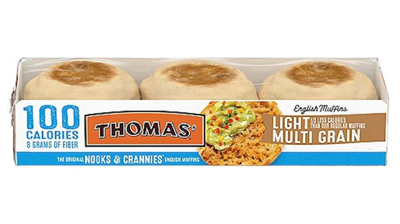 Package of Thomas' Light Multigrain English Muffins