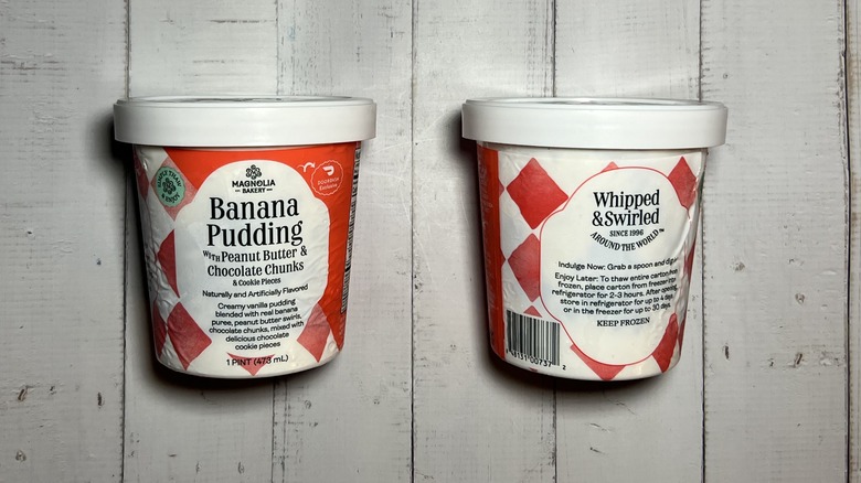 two pints of banana pudding