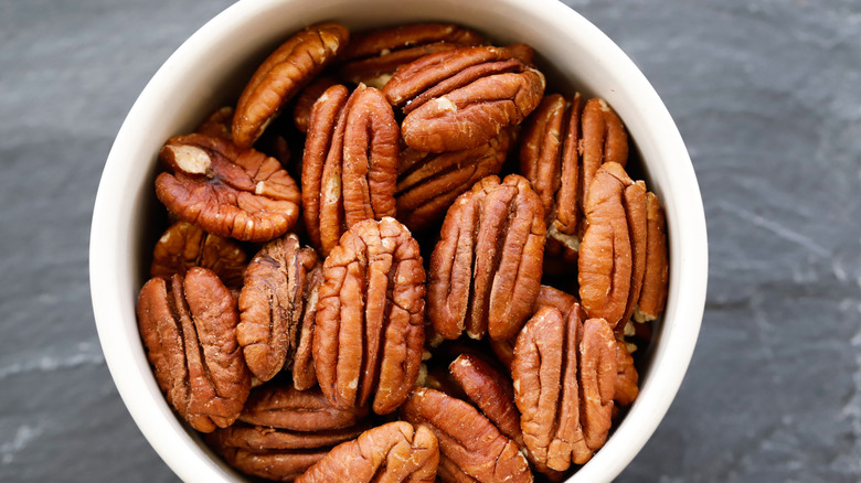 bowl of pecans