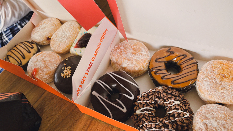 Dunkin' Donuts boxes