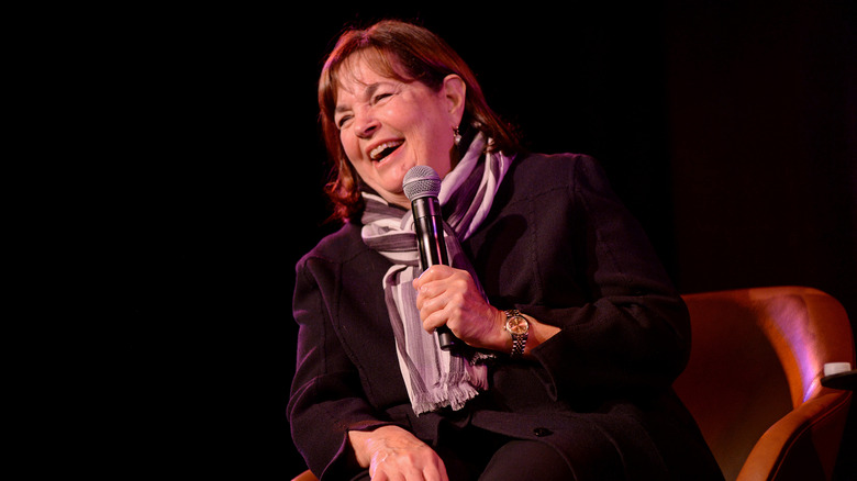 Ina Garten laughing at event