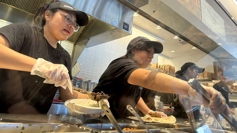 employees working at Chipotle