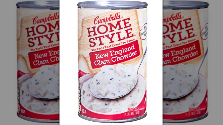 Campbell's New England clam chowder