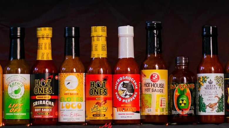 Hot Ones sauce lineup