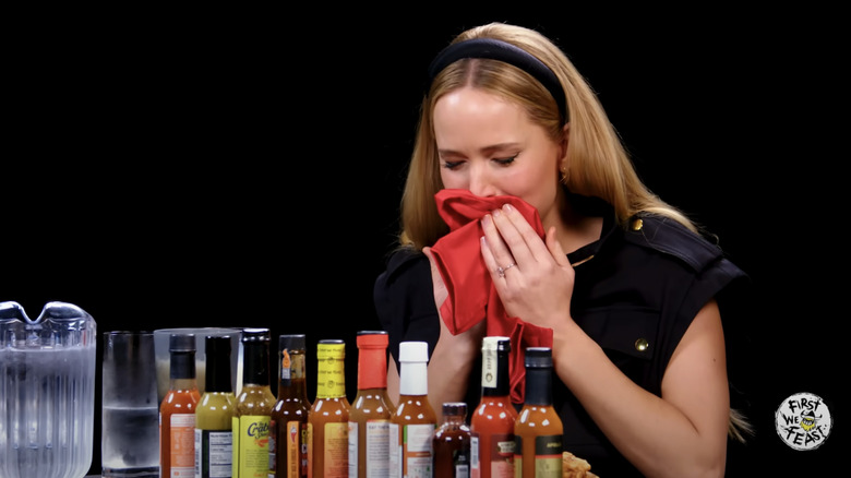 Jennifer Lawrence on Hot Ones